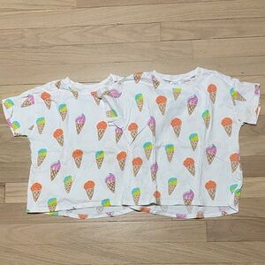 Zara Ice Cream Print Kids T-Shirt size 4-5